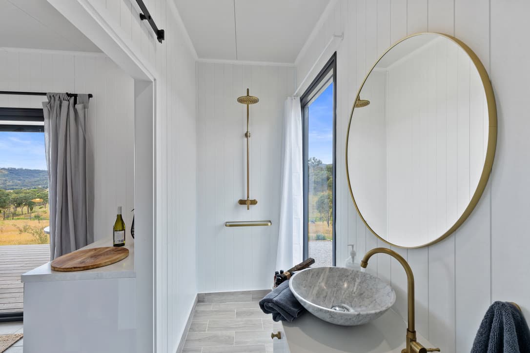 MagnaFloor in a wet area bathroom